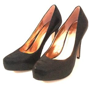 BCBGeneration black snake heels